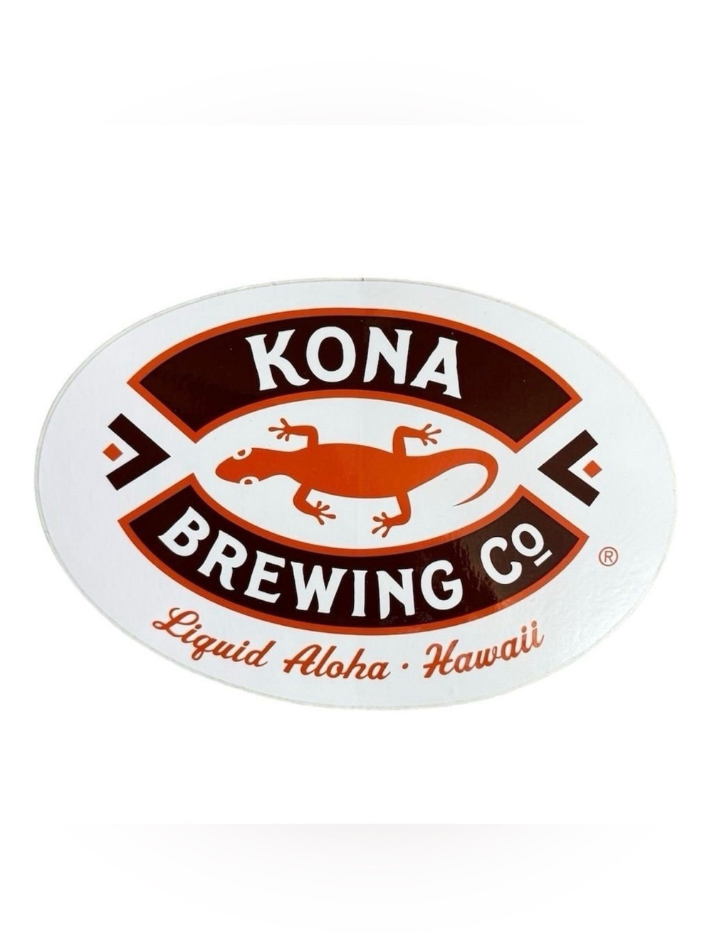 Kona Brewing Co. Gecko Logo Vinyl Sticker Decal Beer Brewery Hawaiian